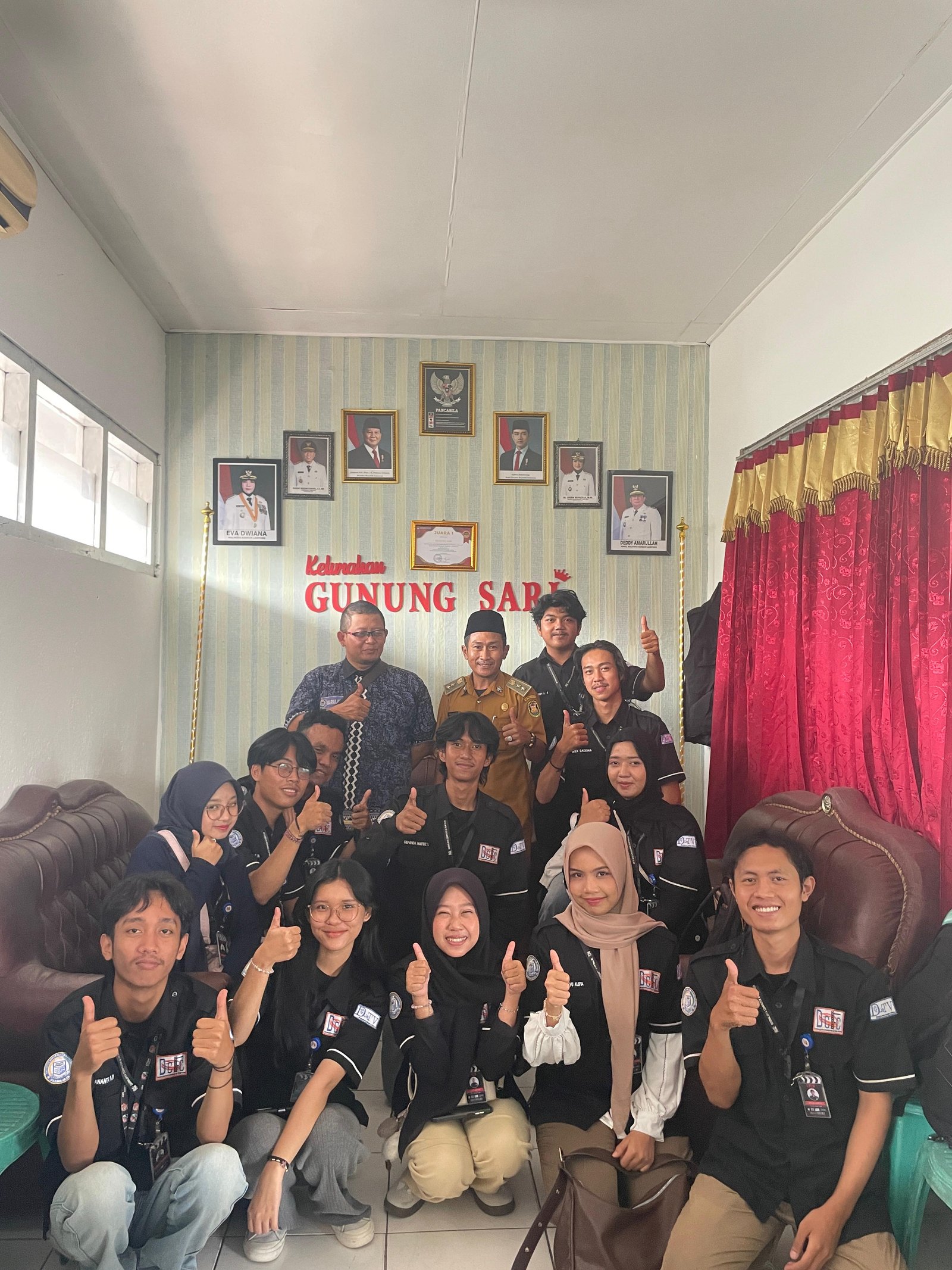 PPK Ormawa UKM DCFC Gelar Audiensi dan Perizinan Program Revitalisasi Budaya di Kelurahan Gunung Sari